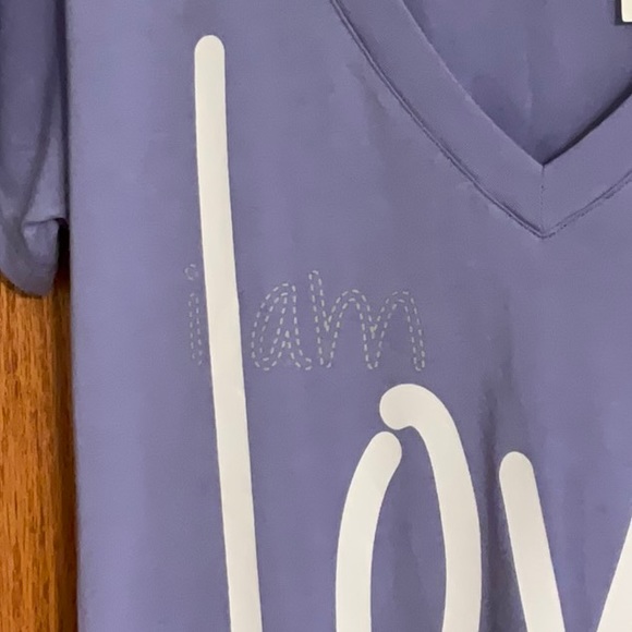 love Jamaica Cap Sleeve XL Deep V-neck Soft T-shirt - Picture 2 of 9